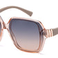 FC 5851 - Large Square Plastic Sunglasses with Curved Temple
