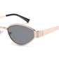 FC 5853 -  Small Modern Cat Eye Metal Sunglasses