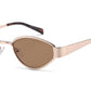 FC 5853 -  Small Modern Cat Eye Metal Sunglasses