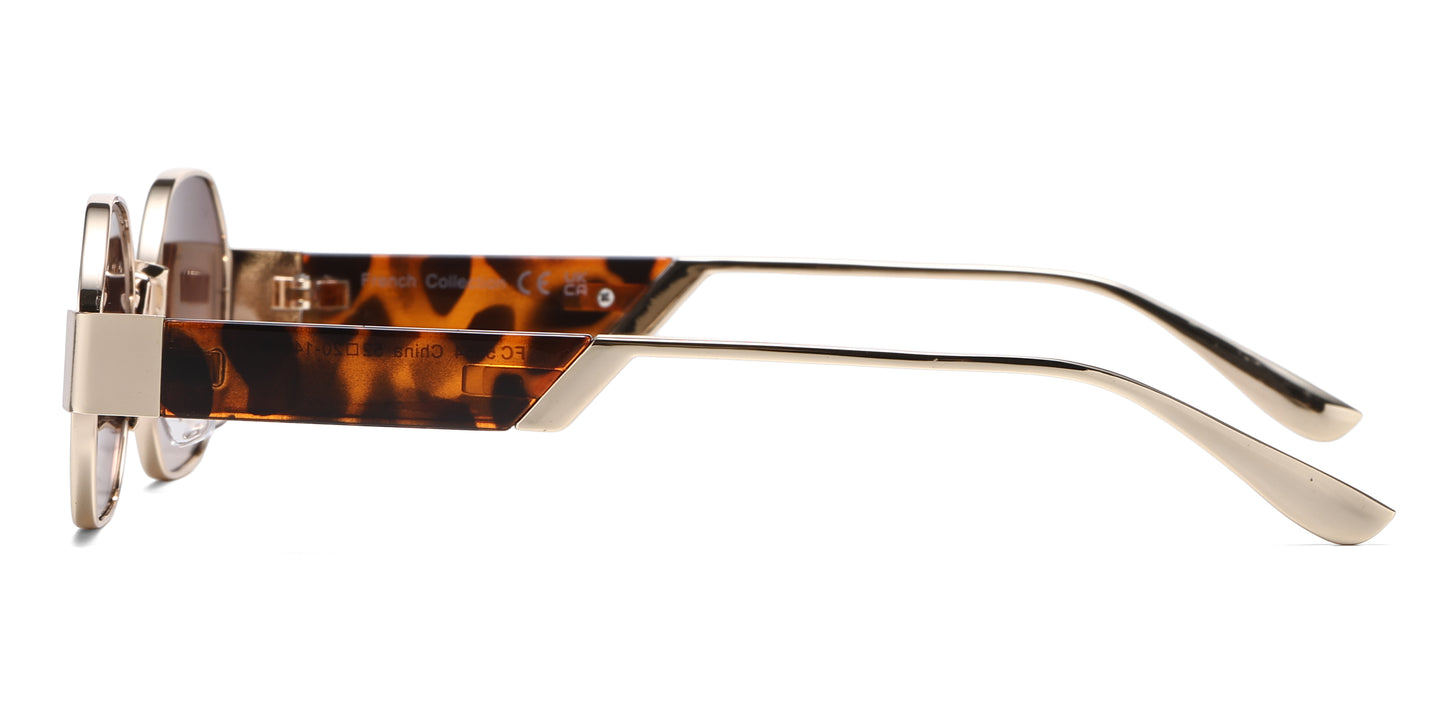 FC 5854 - Metal Geometric Classic Sunglasses