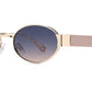 FC 5855 - Oval Fashion Metal Sunglasses