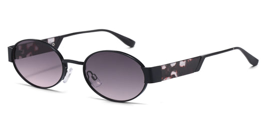 FC 5855 - Oval Fashion Metal Sunglasses