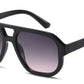 FC 5860 - Fashion Square Brow Bar Plastic Sunglasses