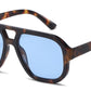 FC 5860 - Fashion Square Brow Bar Plastic Sunglasses