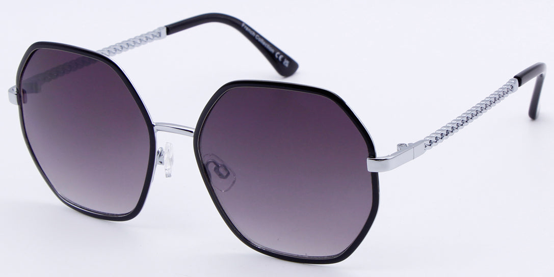 FC 6527 - Fashion Metal Hexagonal Sunglasses