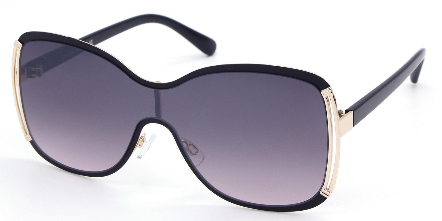 FC 6564 - Metal One Piece Butterfly Sunglasses