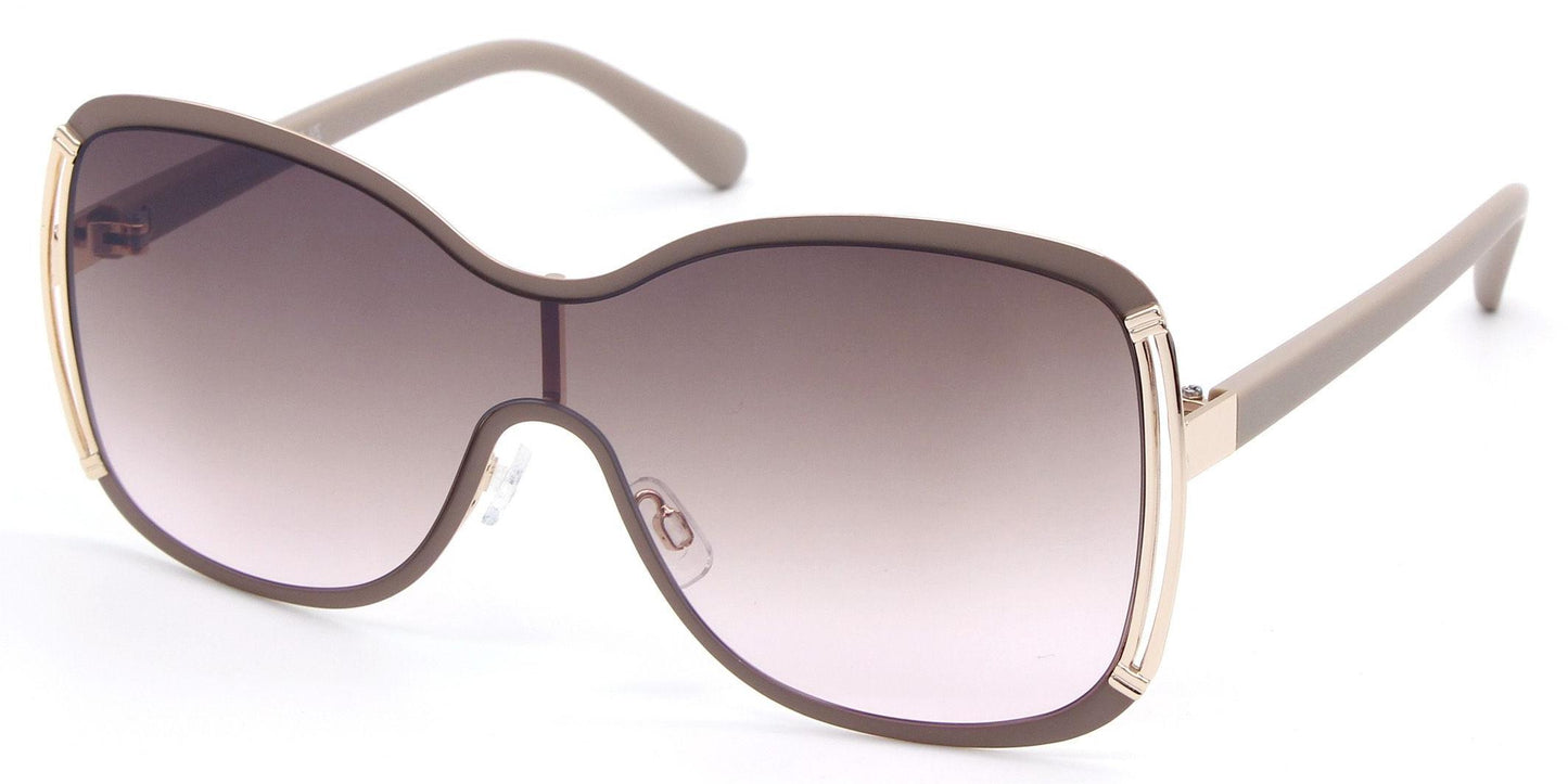 FC 6564 - Metal One Piece Butterfly Sunglasses