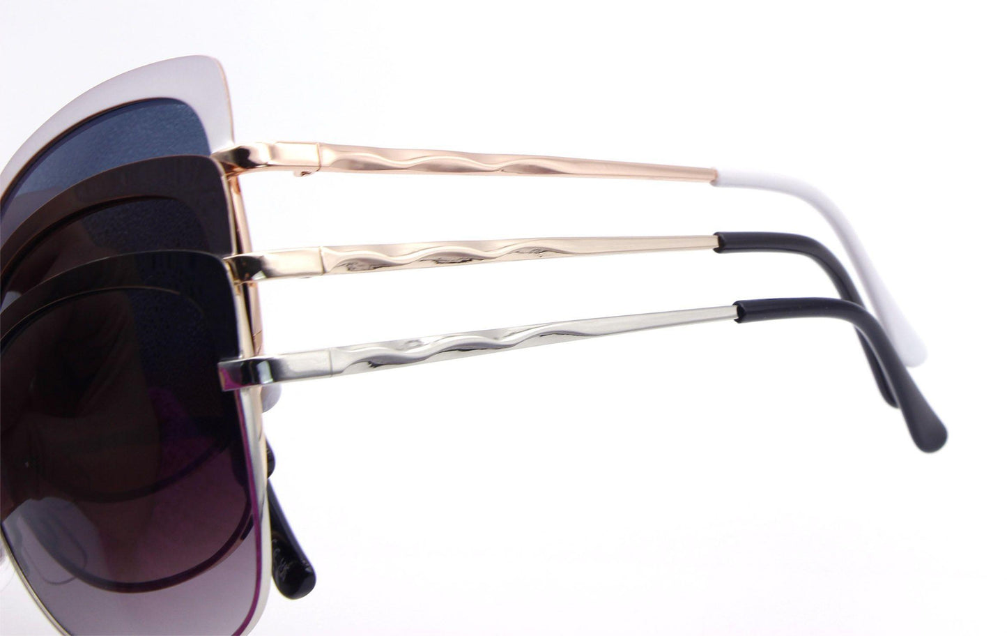 FC 6565 - Fashion Metal Cat Eye Sunglasses