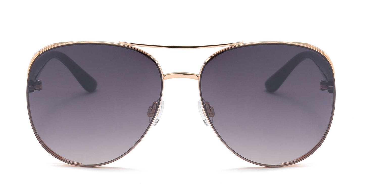 FC 6574 - Round Metal Sunglasses