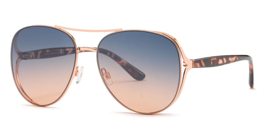 FC 6574 - Oval Women Metal Sunglasses