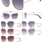 FC 6575 - Fashion Metal Cat Eye Sunglasses