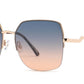 FC 6580 - Fashion Metal Semi-rimless sunglasses