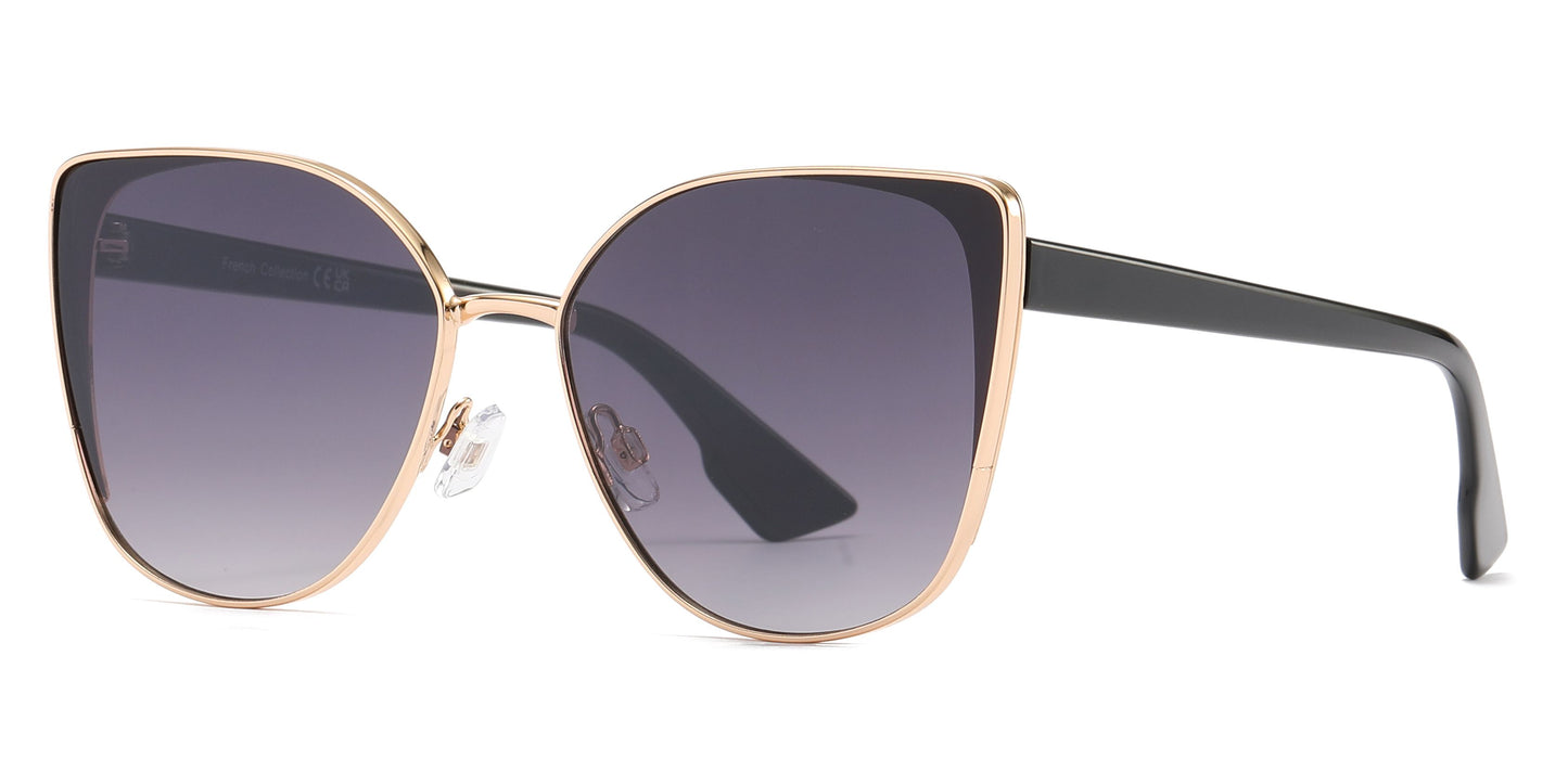 FC 6582 - Fashion Metal Cat Eye Sunglasses