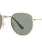 PL 3983 - Round Geometric Metal Polarized Sunglasses