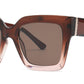FC 6589 - Fashion Square Sunglasses with Flat Lens