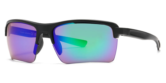 FC 6592 - Semi Rimless Sport Men Plastic Sunglasses