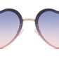 FC 6595A - Colorful Rimless Heart Shape Metal Sunglasses