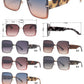 FC 6597 - Large Rimless Square Women Metal Sunglasses