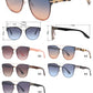 FC 6599 - Fashion Metal Rimless Sunglasses