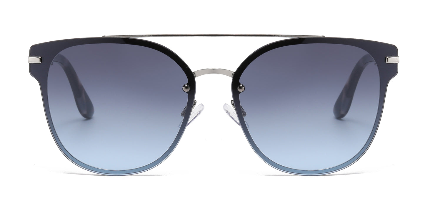 FC 6599 - Fashion Metal Rimless Sunglasses