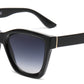 FC 6600 - Square Thick Frame Plastic Sunglasses