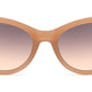 FC 6601 - Cat Eye with Chain Detail on Temple Plastic Sunglasses