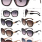 FC 6605 - Butterfly Women Plastic Sunglasses With Chain Detail on Temple