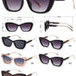 FC 6609 - Classic Women Cat Eye Plastic Sunglasses