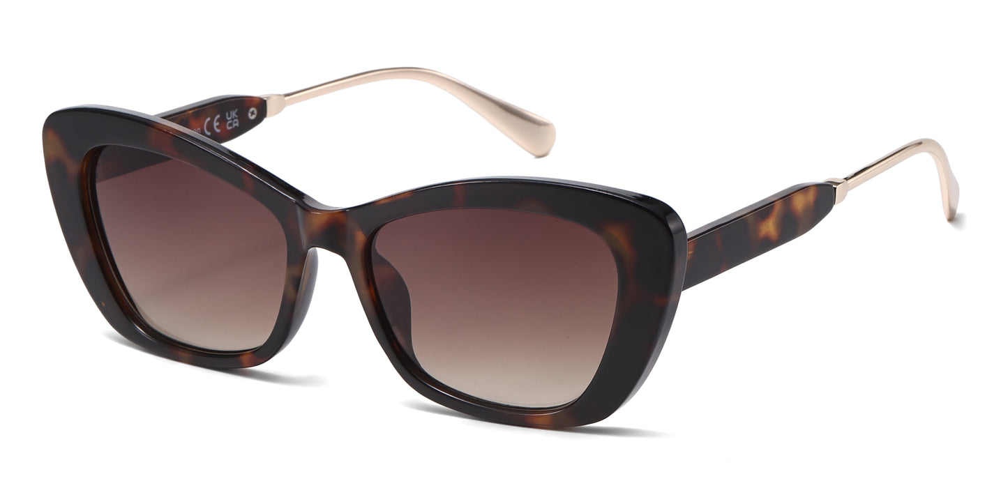 FC 6609 - Classic Women Cat Eye Plastic Sunglasses