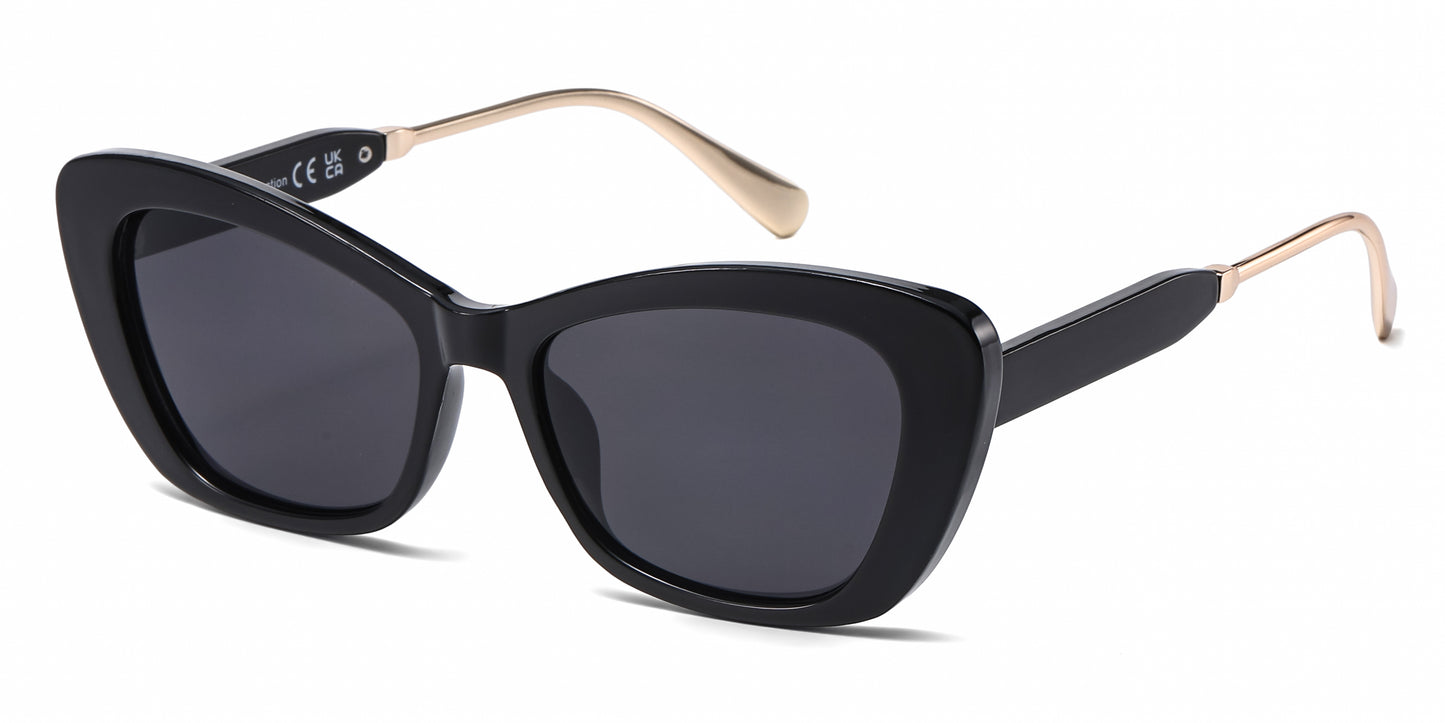 FC 6609 - Classic Women Cat Eye Plastic Sunglasses