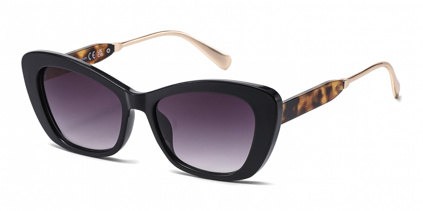 FC 6609 - Classic Women Cat Eye Plastic Sunglasses