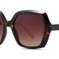 FC 6610 - Fashion Square Women Plastic Sunglasses