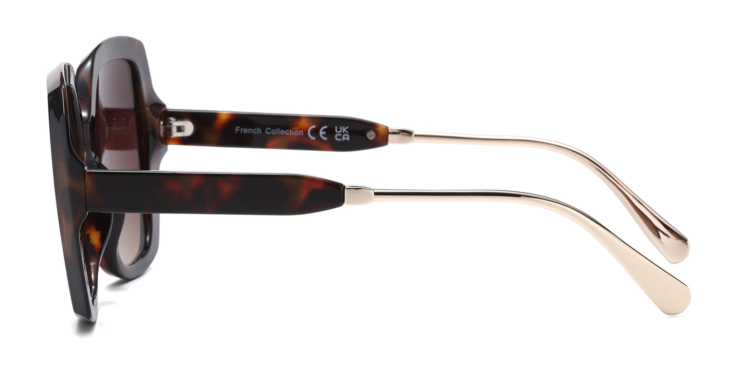 FC 6610 - Fashion Square Women Plastic Sunglasses