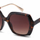 FC 6610 - Fashion Square Women Plastic Sunglasses
