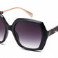 FC 6610 - Fashion Square Women Plastic Sunglasses