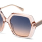 FC 6610 - Fashion Square Women Plastic Sunglasses
