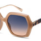 FC 6610 - Fashion Square Women Plastic Sunglasses
