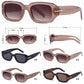 FC 6611 - Rectangular Plastic Sunglasses