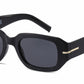 FC 6611 - Rectangular Plastic Sunglasses