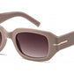 FC 6611 - Rectangular Plastic Sunglasses