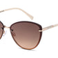 FC 6614 - Rimless Classic Cat Eye Metal Sunglasses