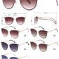 FC 6615 - Metal Cat Eye Butterfly Sunglasses