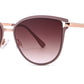 FC 6615 - Metal Cat Eye Butterfly Sunglasses