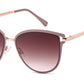 FC 6615 - Metal Cat Eye Butterfly Sunglasses