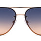 FC 6616 - Large Rimless Metal Aviator Sunglasses