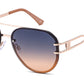 FC 6616 - Large Rimless Metal Aviator Sunglasses