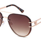 FC 6616 - Large Rimless Metal Aviator Sunglasses