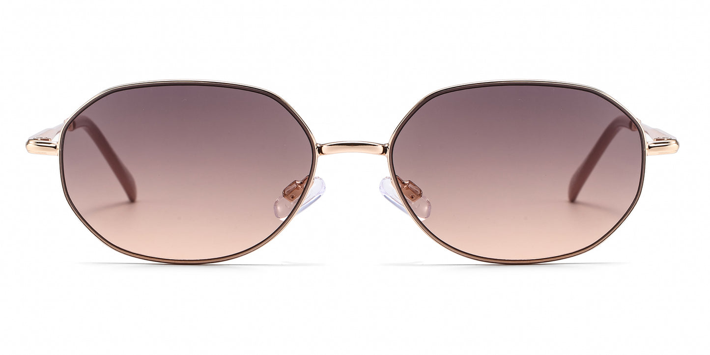 FC 6617 - Round Metal Sunglasses
