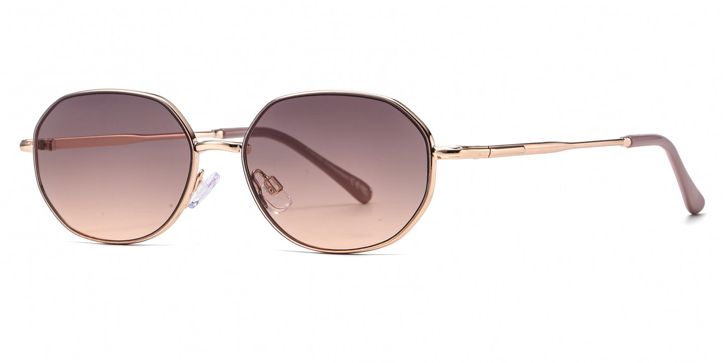 FC 6617 - Round Metal Sunglasses
