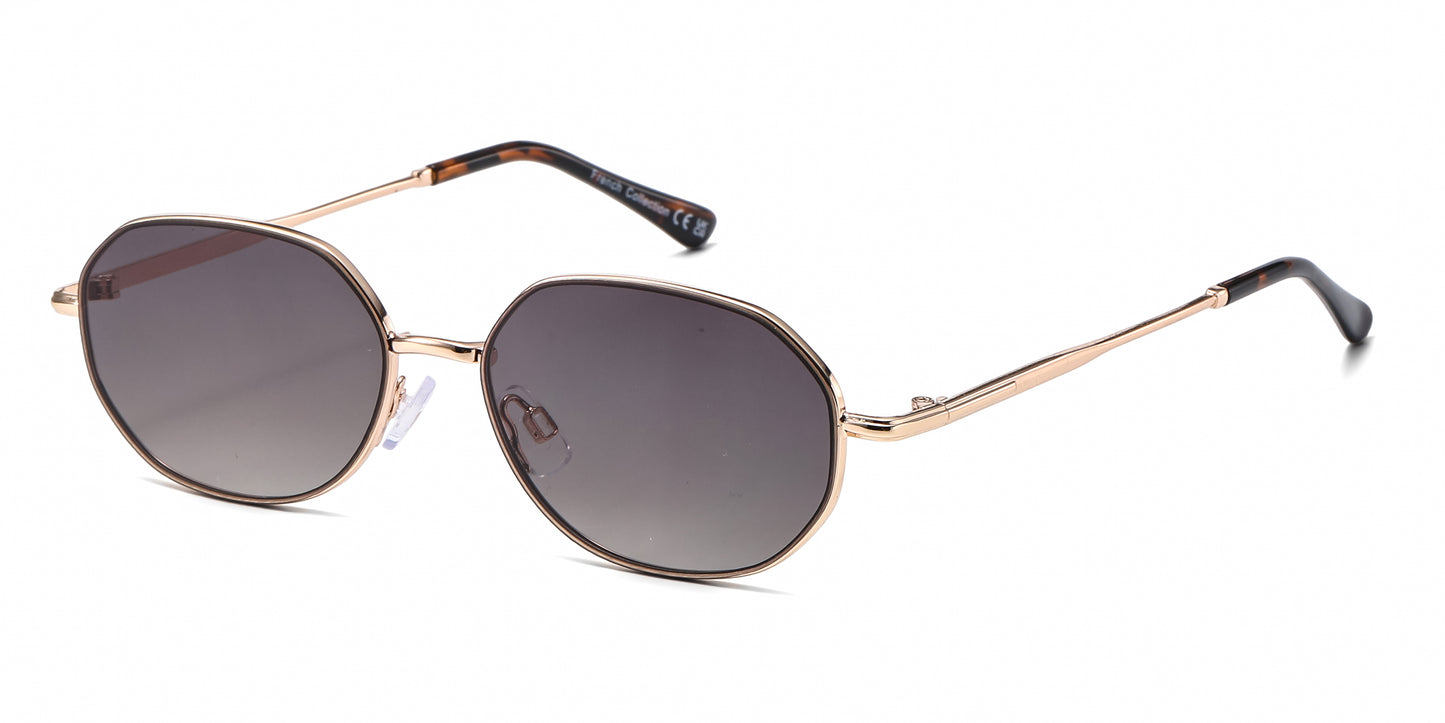 FC 6617 - Round Metal Sunglasses